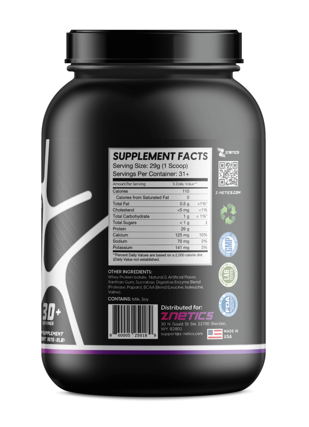 Whey Protein – Vanilla 2LB