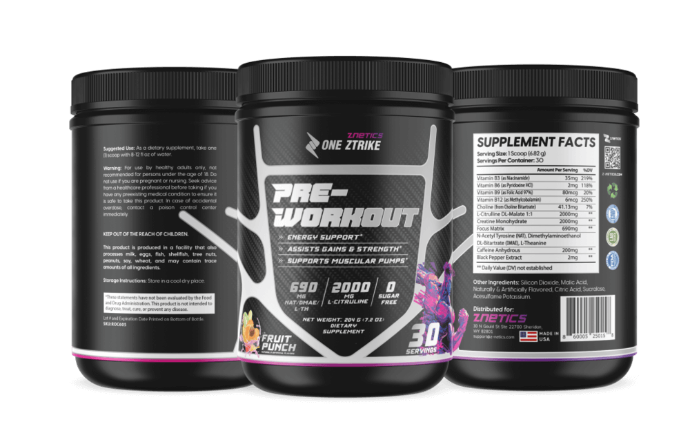 Pre-Workout Fruit Punch